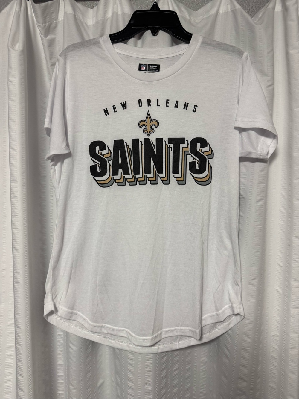 NFL Team Apparel Women’s Sleepwear Tee, New Orlean Saints
